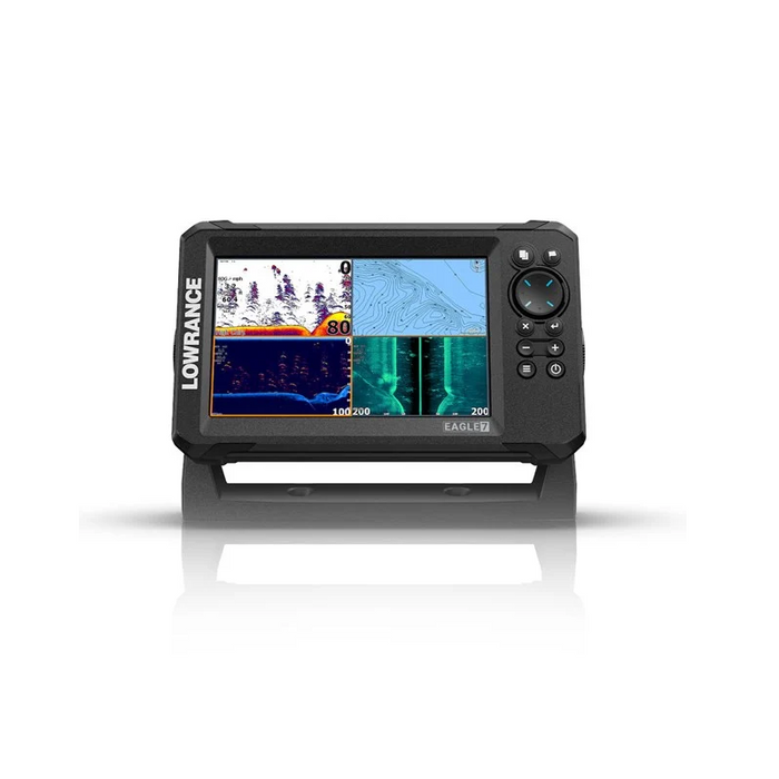 LOWRANCE Eagle 7 Fish Finder - TRIPLESHOT™ HD TRANSDUCER AND C-MAP DISCOVER™ ONBOARD