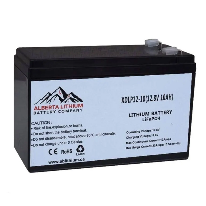 ALBERTA LITHIUM Deep Cycle Battery - 12V, 10AH
