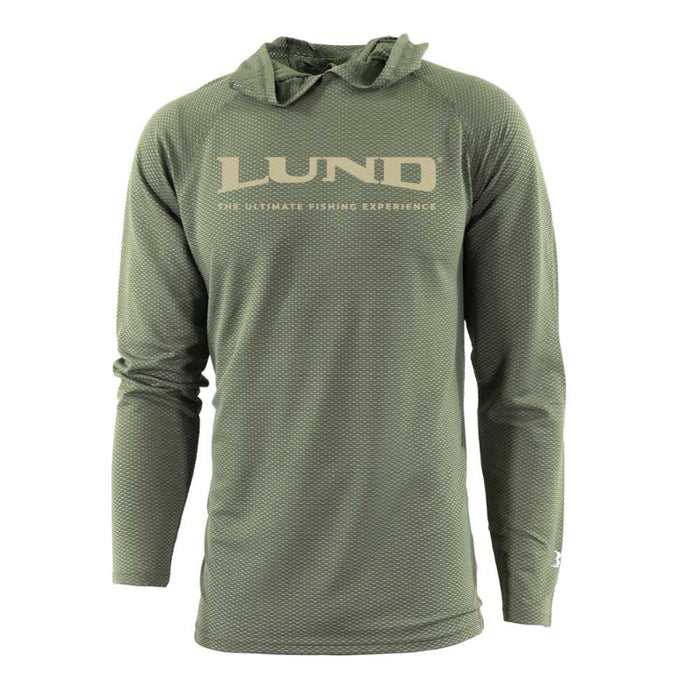LUND Angler Sun Hoodie - MOSS