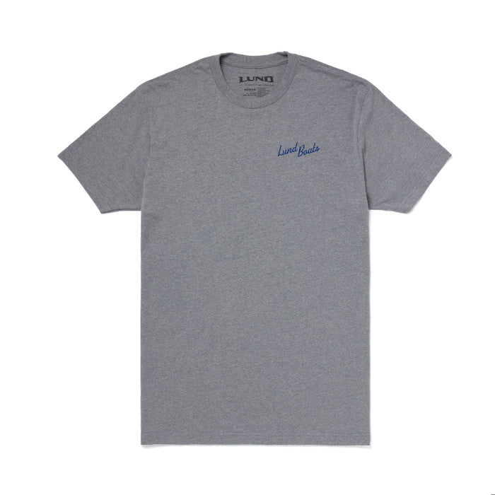 LUND Built By Fisherman Tee - GREY