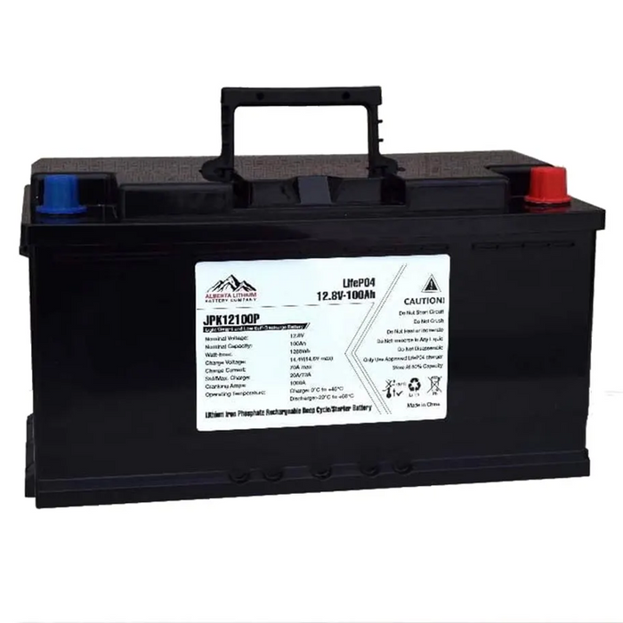 ALBERTA LITHIUM Starter/Deep Cycle Marine Battery - 13.2V, 100AH, 1000CCA