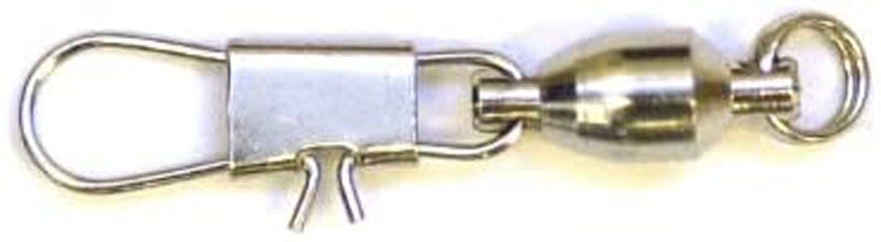 Eagle Claw Swivels - Ball Bearing Swivel W/ Interlock Snap Nickel, #0, #1, #3