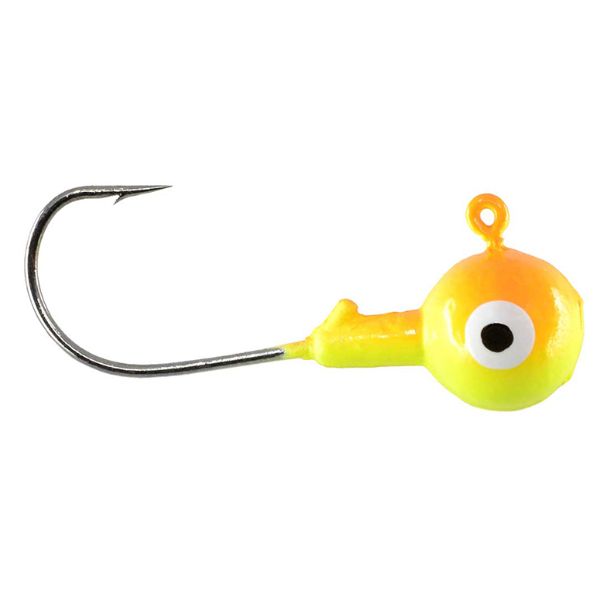 CHUBBS Two-Tone Solid Colors Round Jigs - 10 PACK