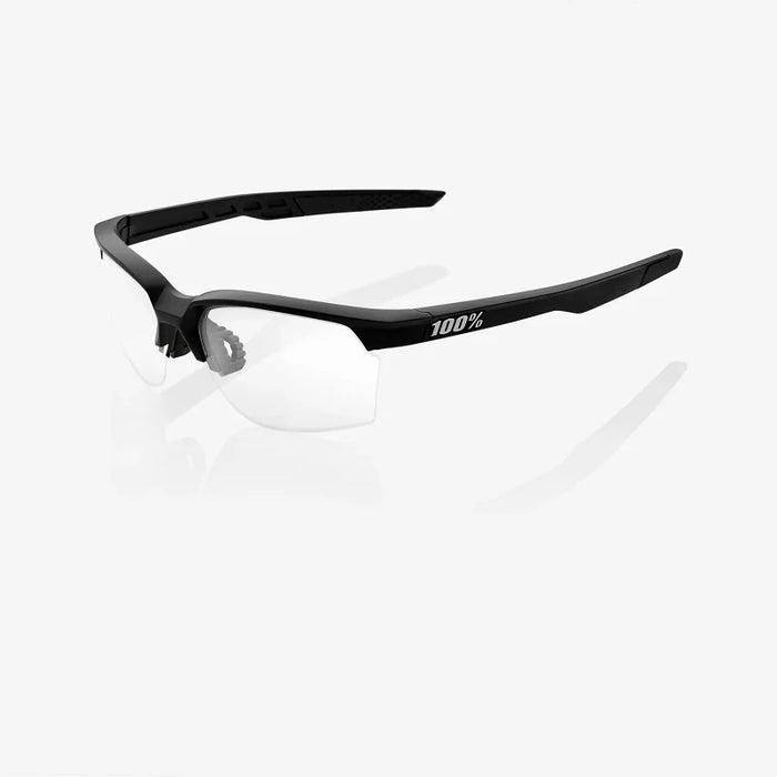 100% - SPORTCOUPE SOFT TACT BLACK W/ SMOKE LENS