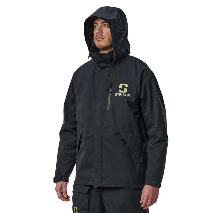 STRIKER Vortex Rain Jacket - BLACK