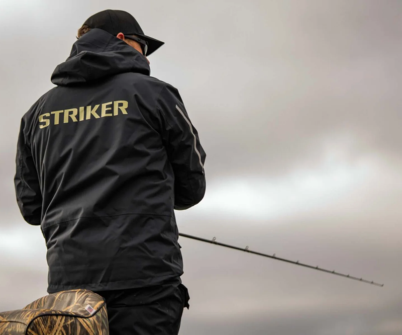 STRIKER Vortex Rain Jacket - BLACK