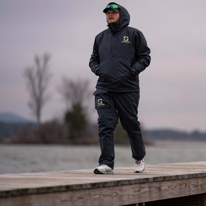 STRIKER Vortex Rain Pullover - BLACK
