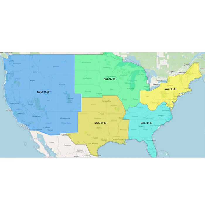 LOWRANCE C-Map Reveal Inland Maps - CANADA LAKES