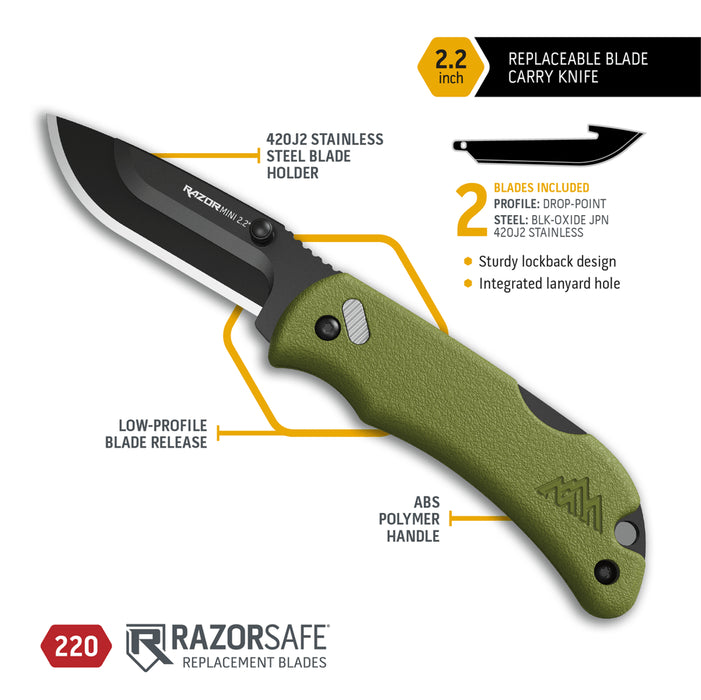 OUTDOOR EDGE Razor Mini 220 GRN