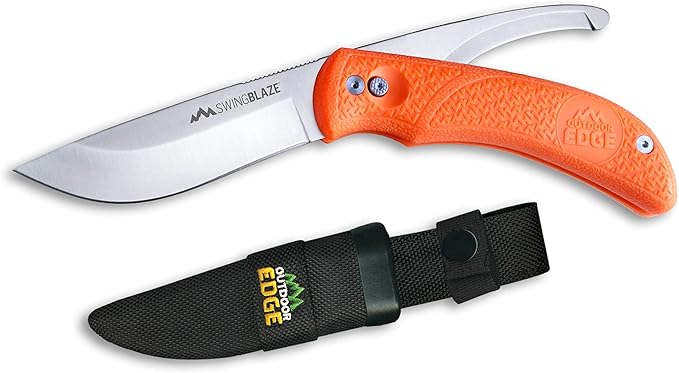 OUTDOOR EDGE SwingBlade Rotating Blade Hunting Knife 2in1 - ORANGE