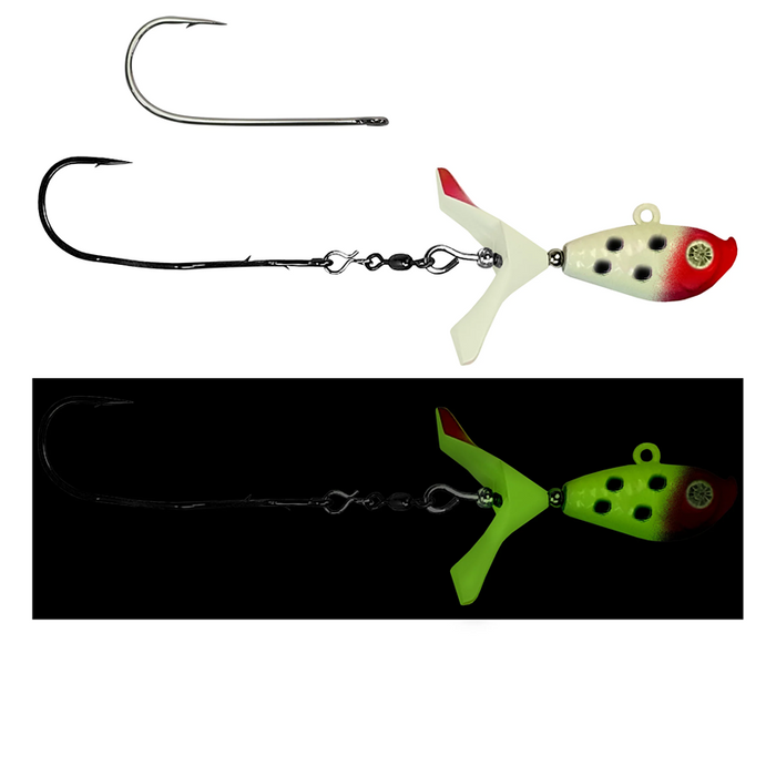 KALIN'S Google Eye Tungsten Search Bait in Moonshine Glow