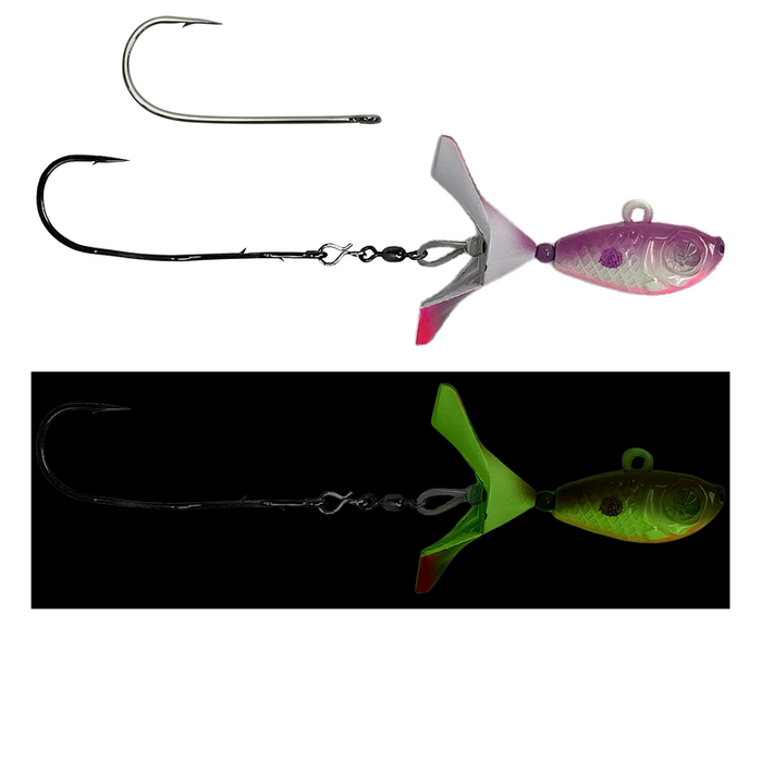 KALIN'S Google Eye Tungsten Search Bait in Moonshine Glow