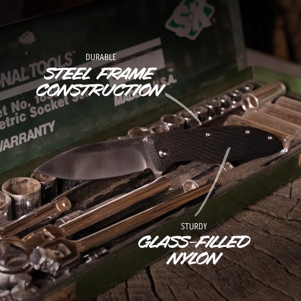 OUTDOOR EDGE Brutus Everyday Carry Pocket Knife - BLACK