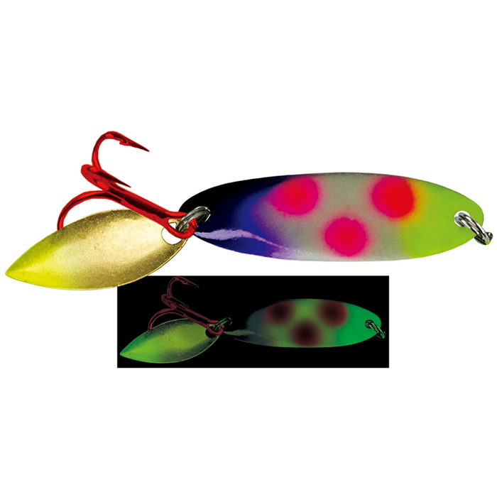 KASTMASTER Bladed Ice Moonshine Glow