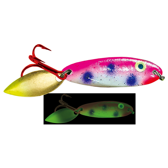 KASTMASTER Bladed Ice Moonshine Glow