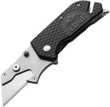 OUTDOOR EDGE Utilipro Folding Utility Knife & Multi-Tool BLK