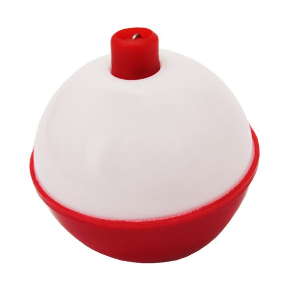 Eagle Claw Floats - Snap-On Round Floats - Various sizes - Red/White 2-3Pk