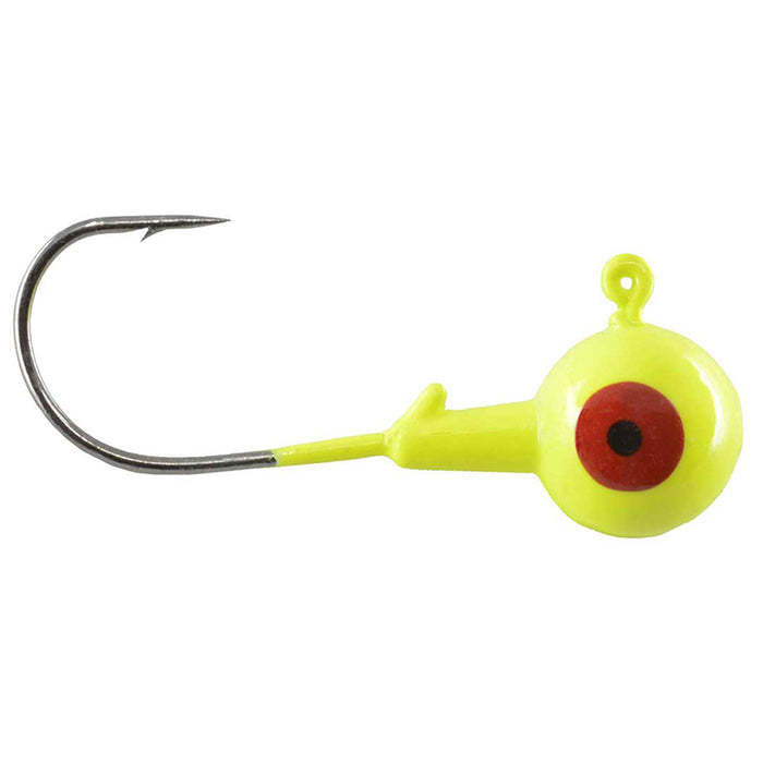 CHUBBS Two-Tone Solid Colors Round Jigs - 10 PACK