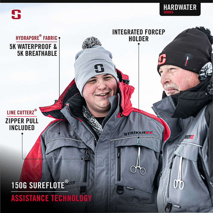 STRIKER Hardwater Jacket - BLACK/GREY