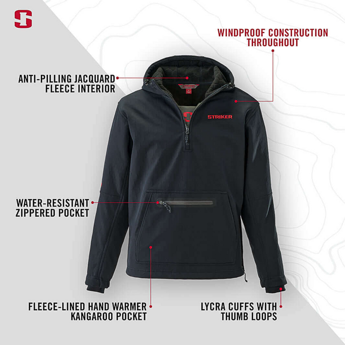 STRIKER Renegade Pullover - BLACK