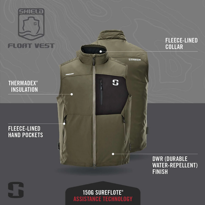 STRIKER Shield Float Vest - DARK OLIVE
