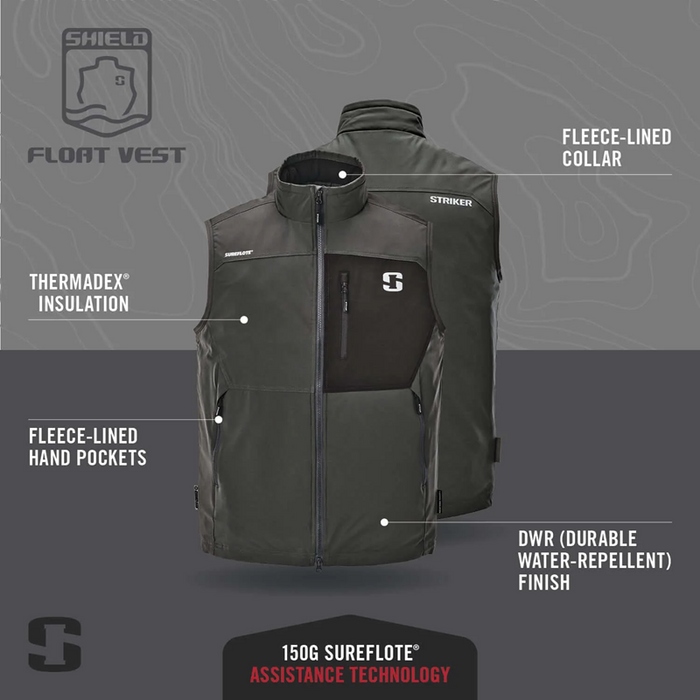 STRIKER Shield Float Vest - GUNMETAL