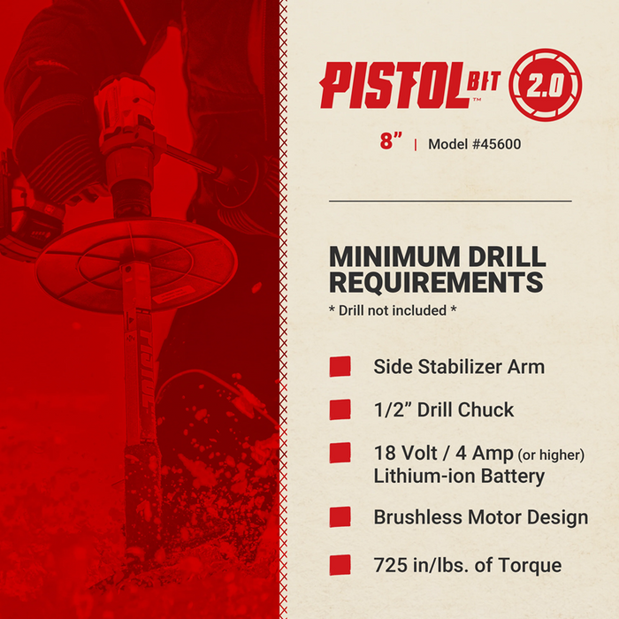 ESKIMO 8" Pistol Bit 2.0