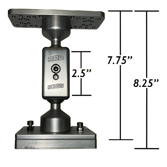 ROD BOSS 2.5" Ball and Socket Single Screen Mount