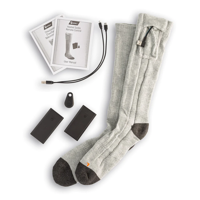 MOUNTAIN LAB Heated Socks - WHITE