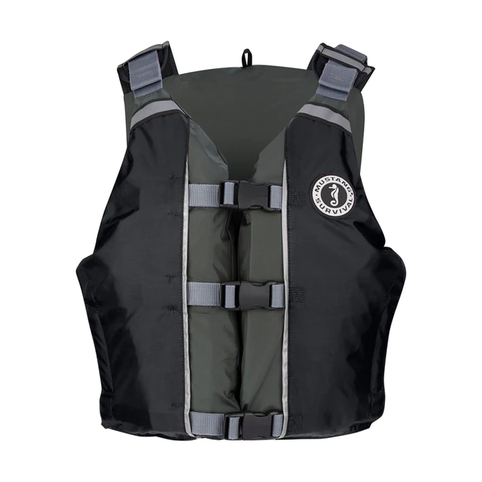MUSTANG SURVIVAL APF Foam Vest - BLACK/GREY