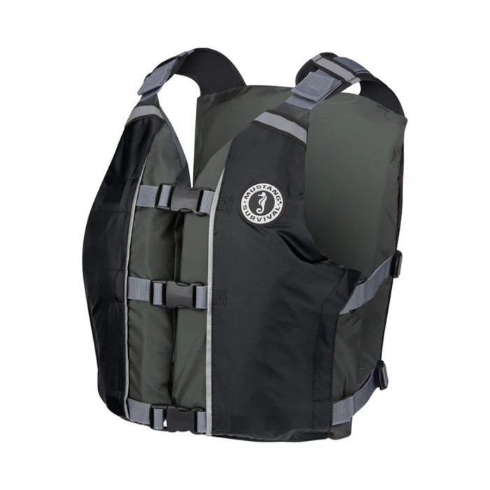 MUSTANG SURVIVAL APF Foam Vest - BLACK/GREY