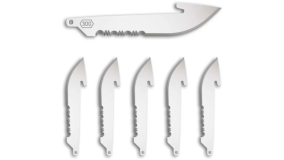OUTDOOR EDGE Razor Safe Serrated Drop-Point 300 6pk