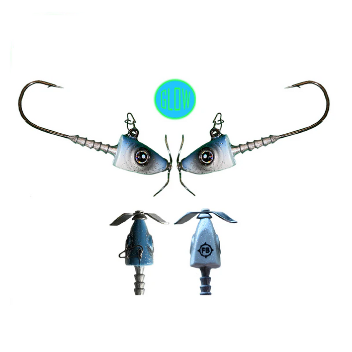 FROSTBITE Headspinner Propeller Jig - 2PACK