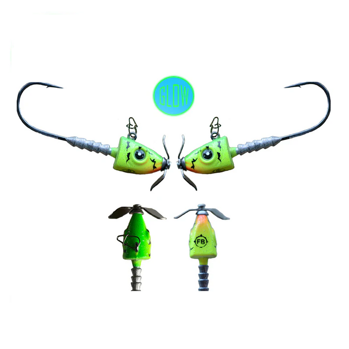 FROSTBITE Headspinner Propeller Jig - 2PACK