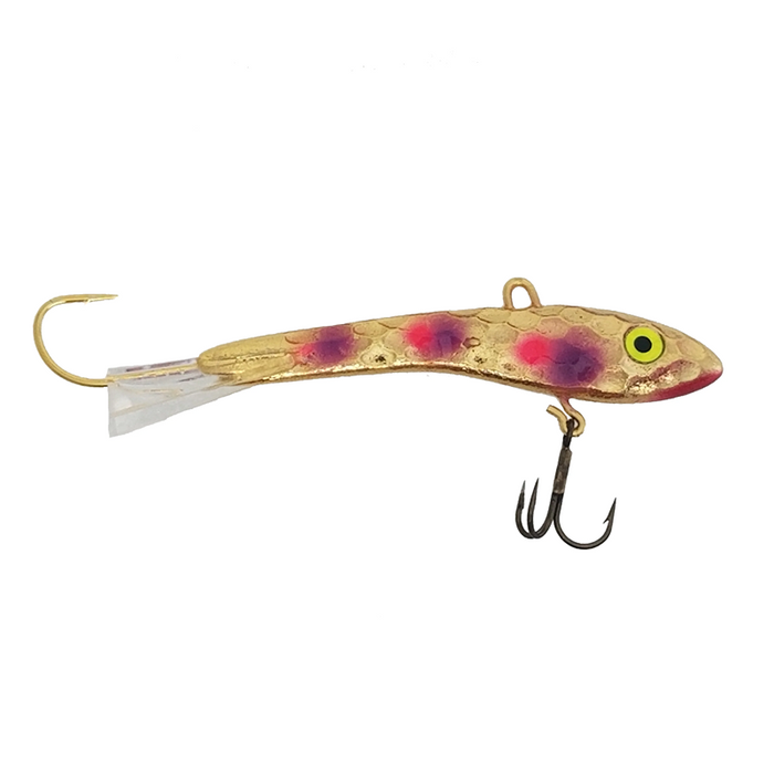 MOONSHINE Hammered Gold Shiver Minnow