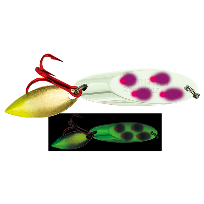 KASTMASTER Bladed Ice Moonshine Glow